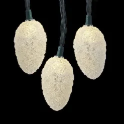 Cheap Frosted Pinecone Light Set 10-Light, Ul4265 10 Light