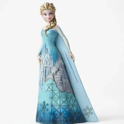 Enesco Frozen Elsa With Ice Castle Dress^ Resin