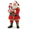 Department 56 Go Nuts, Santa With Nutcracker 11"^ Clothtique/Fabriche Santas