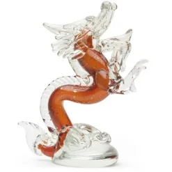Dynasty Glass Golden Dragon^ Glass