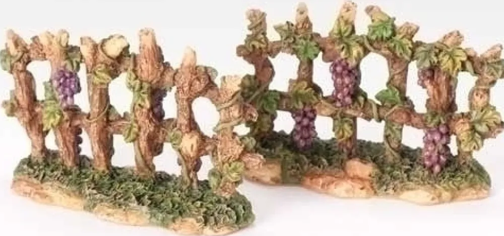Fashion Grapevine Fences 2Pc St 4", , 59527 Religious