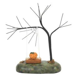 Discount Ha, Swinging Scary Gourd, 6007719, Halloween Accessories Halloween Village