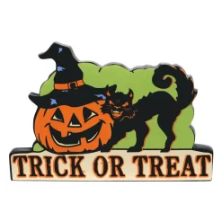 Flash Sale Ha, Trick Or Treat Sign, 6009821, Halloween Accessories Snow Village