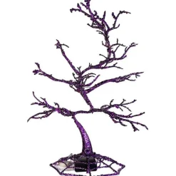 Shop Halloween Flashing Tree 44 Purple Led Lights, Hw1749 Halloween Village