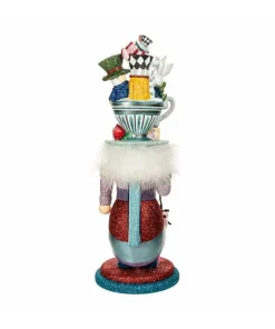 New Hollywood Aiw Nutcrackers™ Alice Teacup Hat Nutcracker, Ha0622, Kurt Adler Speciality