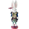 Kurt S Adler Hollywood Aiw Nutcrackers™ White Rabbit Nutcracker, Ha0382, Hollywood, Kurt Adler^ Nutcrackers/Smokers