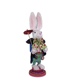 Kurt S Adler Hollywood Aiw Nutcrackers™ White Rabbit Nutcracker, Ha0382, Hollywood, Kurt Adler^ Nutcrackers/Smokers