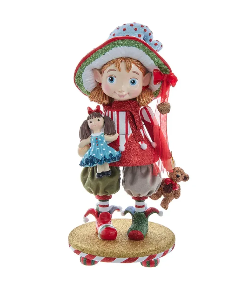 Kurt S Adler Hollywood Nutcrackers™ Girl Elf Nutcracker, Ha0591, Kurt Adler^ Nutcrackers/Smokers