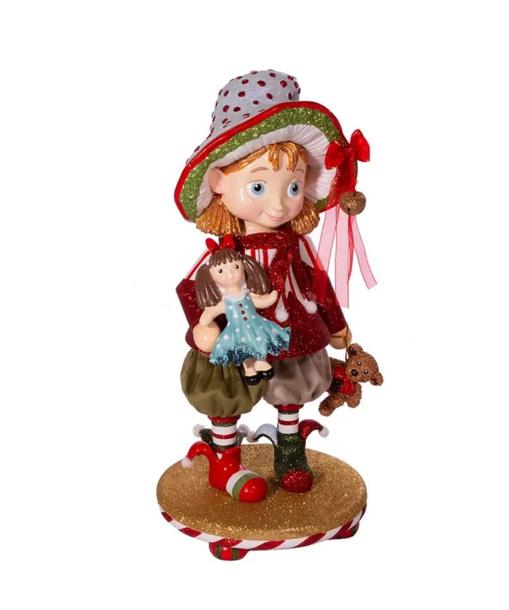 Kurt S Adler Hollywood Nutcrackers™ Girl Elf Nutcracker, Ha0591, Kurt Adler^ Nutcrackers/Smokers