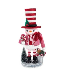 Shop Hollywood Nutcrackers™ Snowman Candy Nutcracker, Ha0518, Kurt Adler Speciality