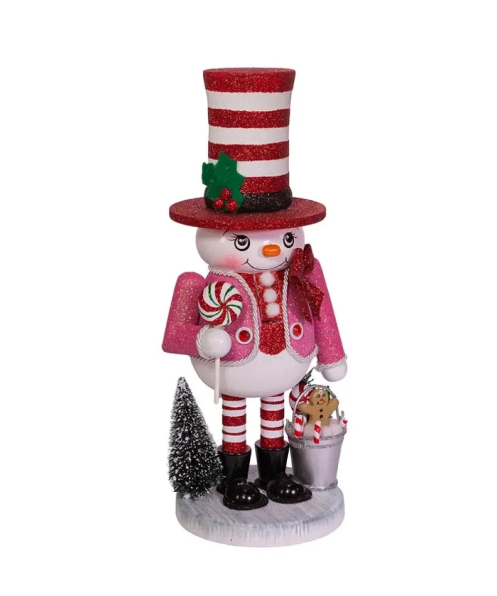 Shop Hollywood Nutcrackers™ Snowman Candy Nutcracker, Ha0518, Kurt Adler Speciality