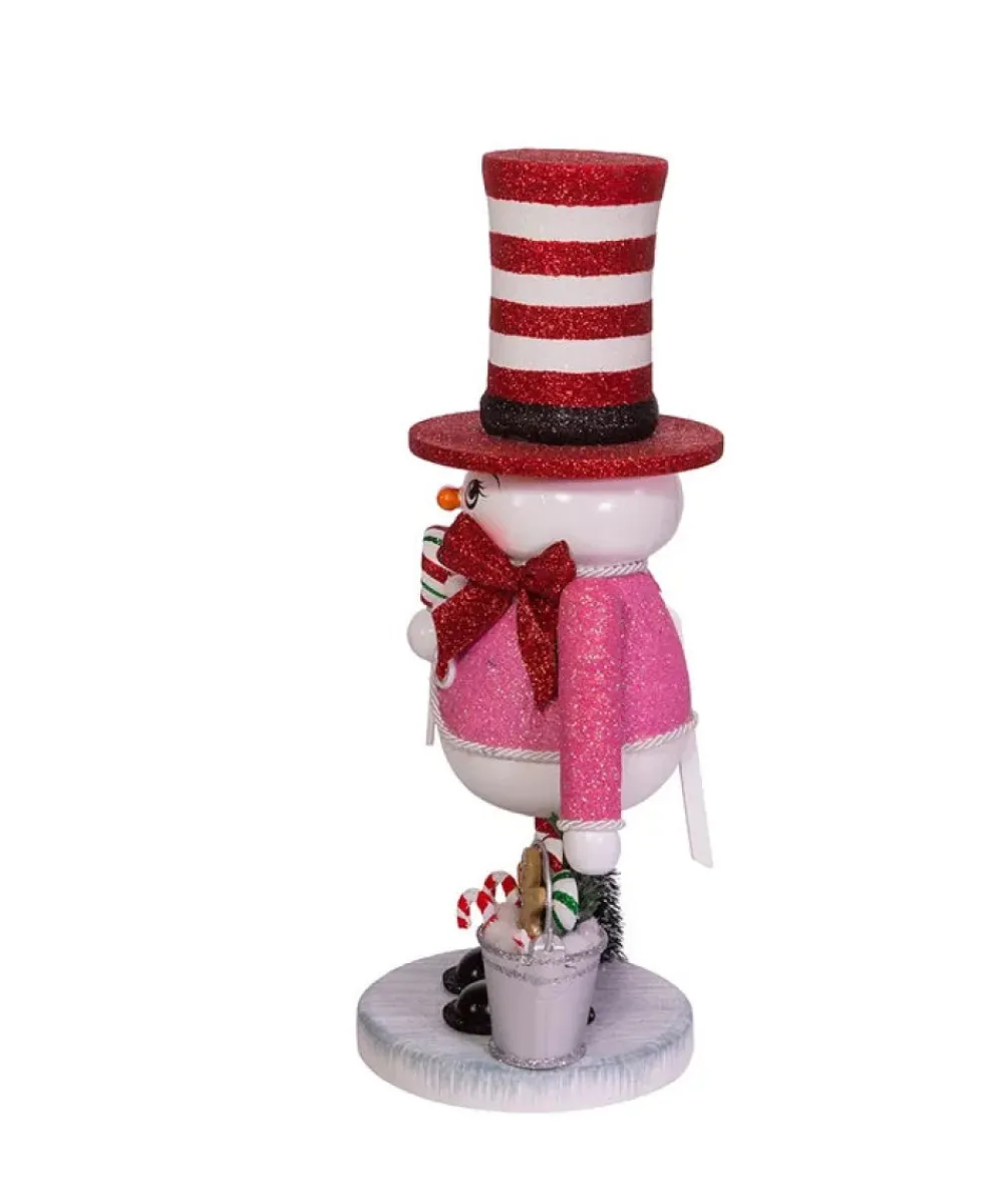 Shop Hollywood Nutcrackers™ Snowman Candy Nutcracker, Ha0518, Kurt Adler Speciality