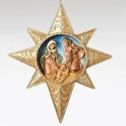 Best Sale Holy Family Star Ornament Wafer, , 56356 Religious