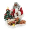 Department 56 Holy Infant African-American, 6006475, Possible Dreams^ Clothtique/Fabriche Santas