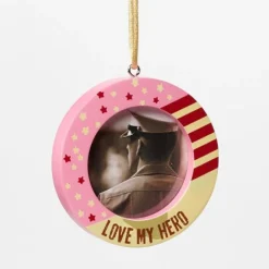 Flash Sale Homefront Girl Gift Love My Hero Photo Ornament Speciality