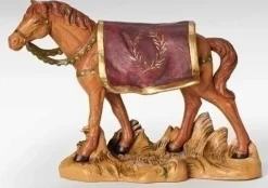 Cheap Horse With Saddle, 7.5", , 52844 Religious