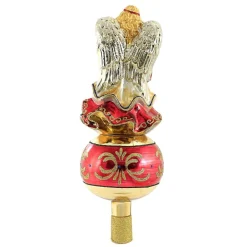 Sale Huras, Angel On Scrolled Reflector Tree Topper Finial Sunburst, T17 Novelty