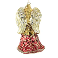 Fashion Huras, Angel With Tree Glass Ornament Lantern, S859 Novelty