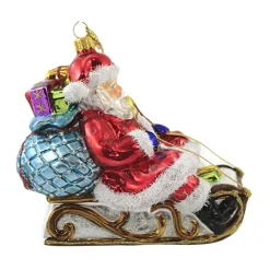 Online Huras, Santa On Sleigh Christmas Toboggan, S611 Novelty