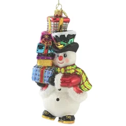 Cheap Huras, Stacked Snowman With Gifts For Christmas, S594 Novelty