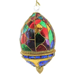 Flash Sale Huras, Stained Glass Nativity Dome Religious Christmas, S776 Novelty