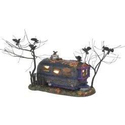 Department 56 Hv, Cackling Crow Caravan, 6007791, Halloween Village^ Halloween General