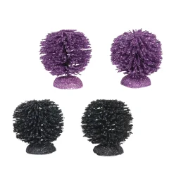Department 56 Hv, Halloween Glittered Shrubs, 6005574, Halloween Village^ Halloween General