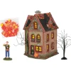 Department 56 Hv, Halloween Spider House, 6005481, Halloween Village^ Resin