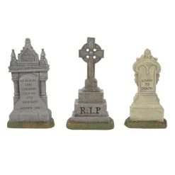 Department 56 Hv, Imposing Monuments, Set Of 3, 6010450, Halloween Village^ Halloween General