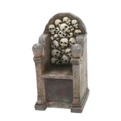 Cheap Hv, Scary Skeletons Throne, 6011475, Halloween Village Halloween Village