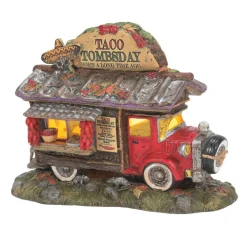 Online Hv, Taco Tombsday Taco Truck, 6011448, Halloween Village Snow Village