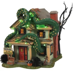 Cheap Hv, The Kraken House, 6011436, Halloween Village Snow Village