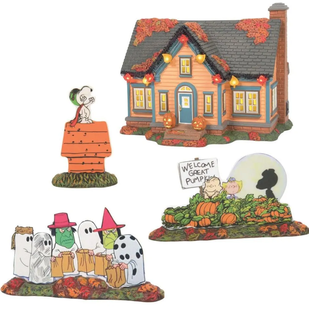 Best Sale Hv, Trick Or Treat Lane Peanuts, 6007640, Halloween Village Peanuts
