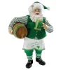 Kurt S Adler Irish Santa With Beer Barrel, Fabriche™ Musical^ Clothtique/Fabriche Santas