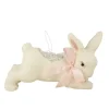 Bethany Lowe Ivory Running Bunny Bucket^ Easter
