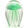 Dynasty Glass Jellyfish, Baby Glow Green^ Glass