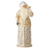 Hot Jim Shore, Holiday Lustre Santa With Bell, 6006614, Heartwood Creek Jim Shore
