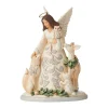 Shop Jim Shore, White Woodland Angel/Friends, 6006581, Heartwood Creek Jim Shore