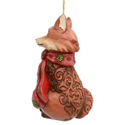 Enesco Jim Shore, Wonderland Fox Ornament, 6006610, Heartwood Creek^ Resin