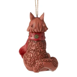 Hot Jim Shore, Wonderland Fox Ornament, 6006610, Heartwood Creek Jim Shore