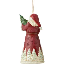 Enesco Jim Shore, Wonderland Santa W/Tree Orn, 6006608, Heartwood Creek^ Santas