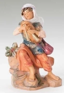 Clearance Josiah, Bagpiper, 5", , 72691 Resin Nativity