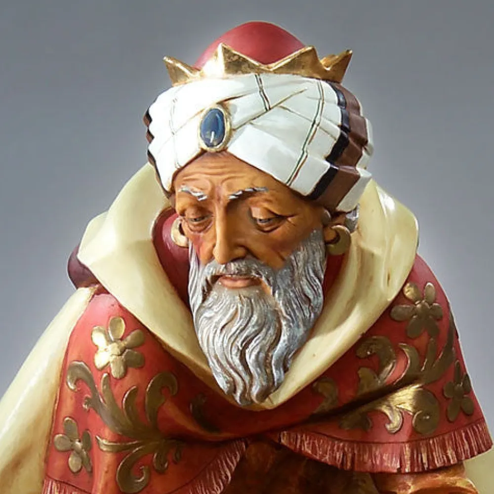 Fashion King Gaspar Kneeling 50", , 52315 Resin Nativity
