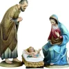 Clearance Koult - Holy Family Set/3 Anri Woodcarvings