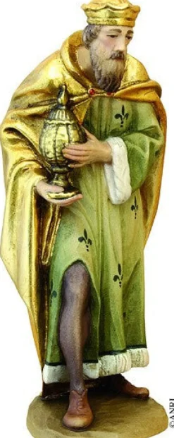 Sale Koult - Magi Balthazar Standing King Anri Woodcarvings