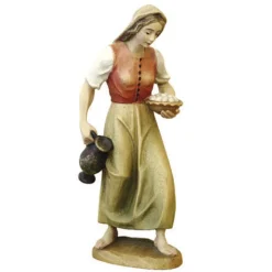 Shop Koult - Woman With Jug Anri Woodcarvings