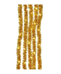 Kurt S Adler 100-Light Gold Tinsel With Warm White Superbright Cascade Lights, Ad1001Goww^ Stocking / Skirt