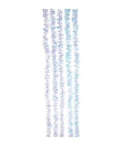 Hot 100-Light Silver Iridescent Tinsel Cascade Cool White Light Set, Ad1001Scw, Kurt Adler General Gifts