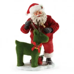 Department 56 Merry Clipping^ Clothtique/Fabriche Santas