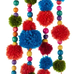 Fashion Multi-Color Pompom Garland, C2553 Novelty